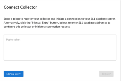 The Connect Collector page