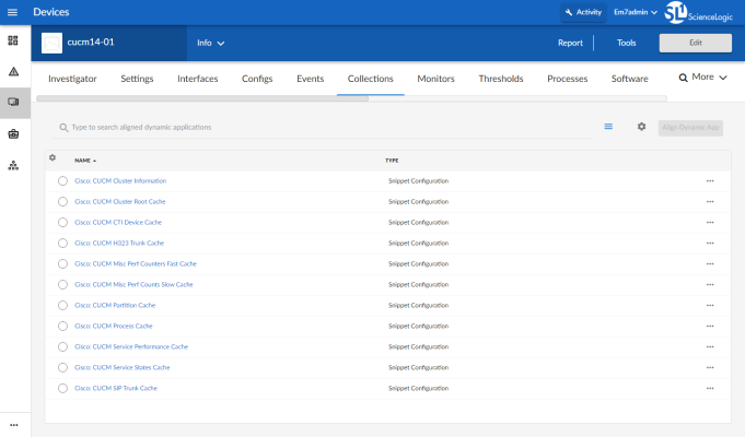 Image of Dynamic Applications Collections page