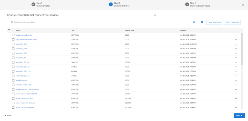 Image of the Add Devices wizard, page 2