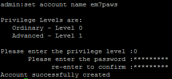 Image of command line interface for Cisco monitoring user