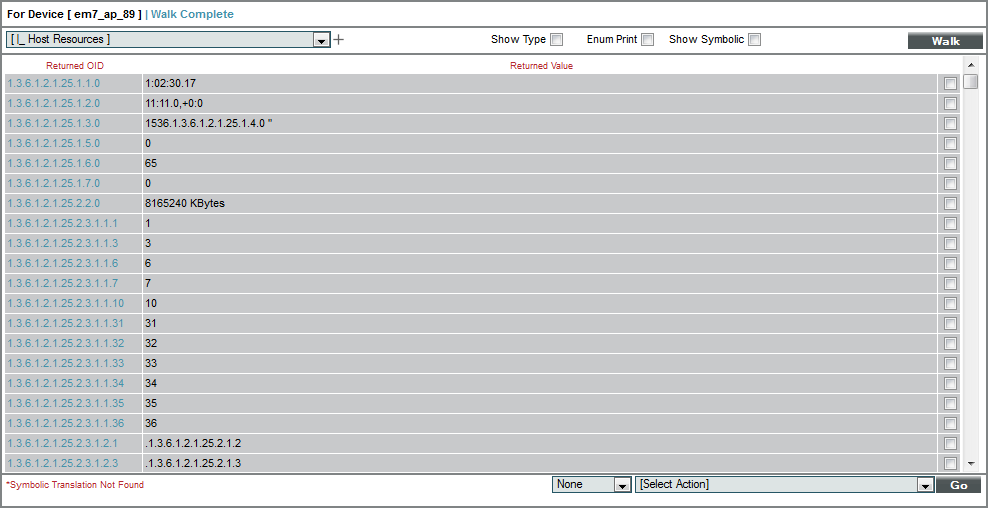 Viewing MIBs and Using the SNMP Walker Tool