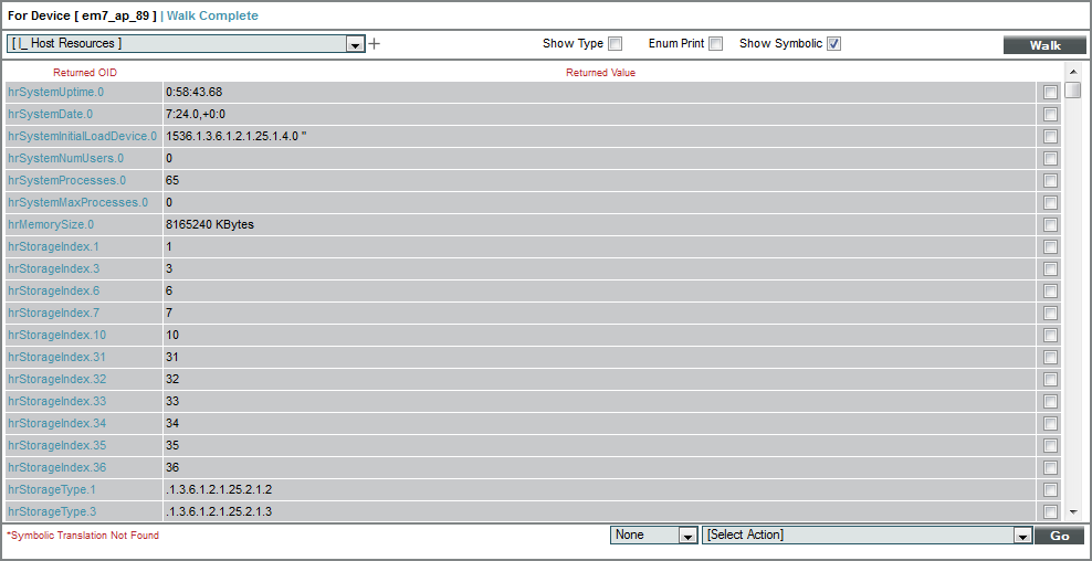 Viewing MIBs and Using the SNMP Walker Tool