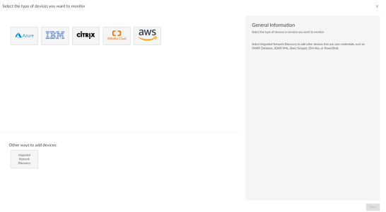 Image of the Discovery start page