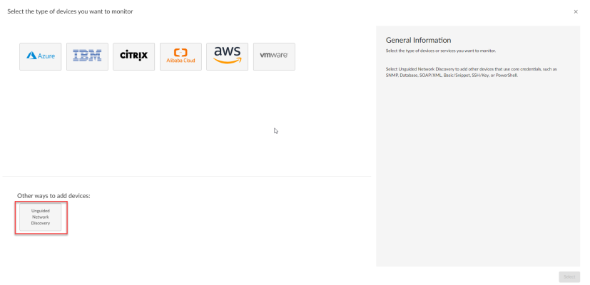 Image of the Discovery Session Editor page