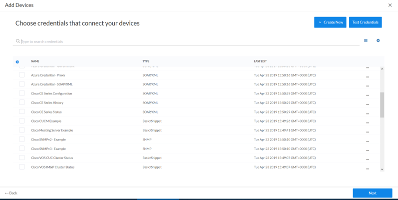 Image of the Add Devices wizard, page 2