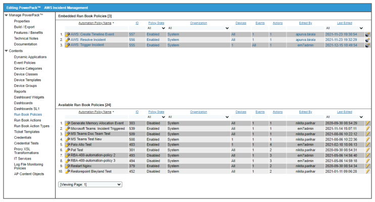 An image of the Editing PowerPack page.