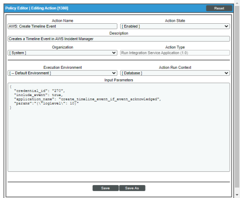 An image of the Policy Editor page.