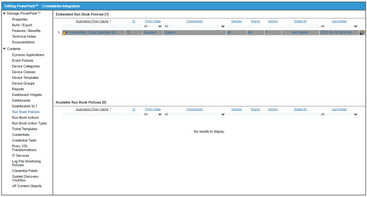 An image of the Editing PowerPack page.