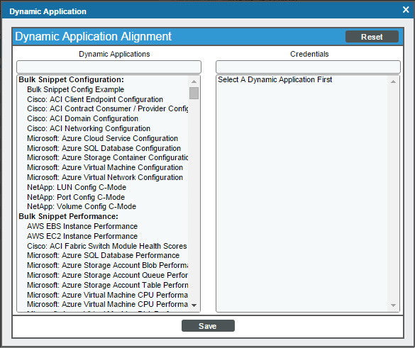 Managing Dynamic Applications