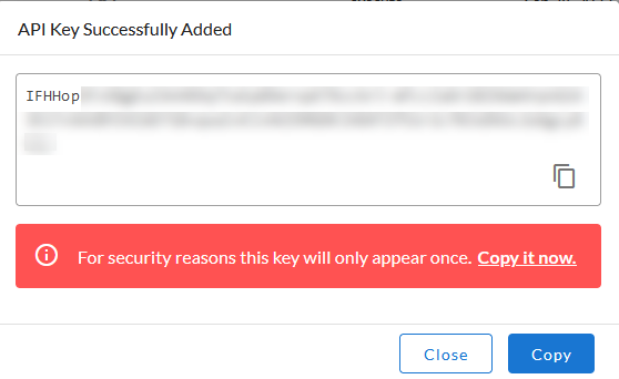 Creating and Using API Keys in SL1 PowerFlow