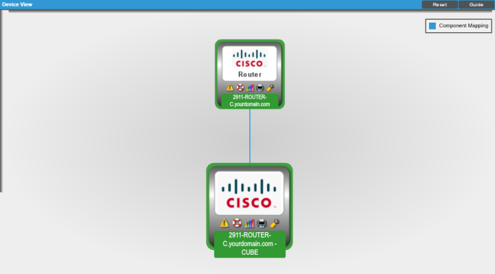 Image of the Device View modal page
