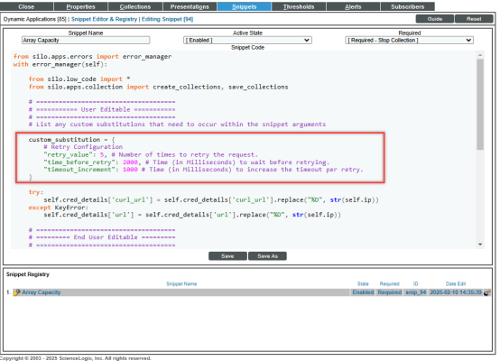 Custom_Substitution section for HTTP Retries