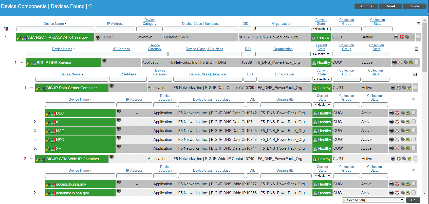 Configuring F5 BIGIP DNS Monitoring