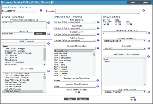 Configuring IBM SVC Monitoring