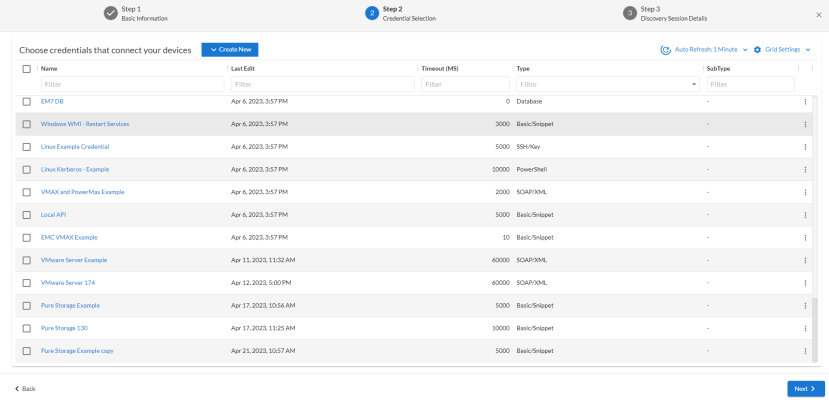 Image of the Add Devices wizard, page 2
