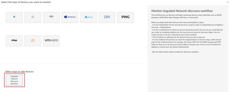 Unguided Discovery for Cisco UCS Director