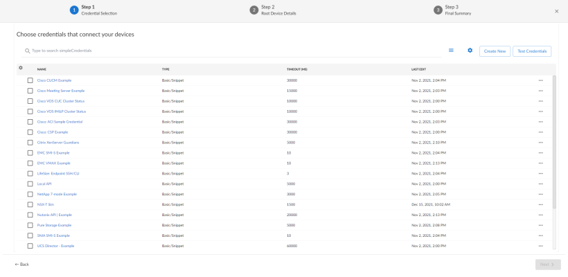 Image of the Add Devices wizard, page 2