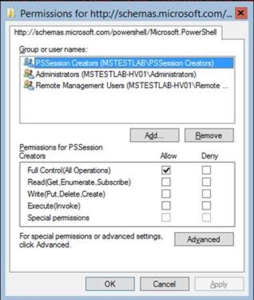 Image of the Windows Permissions dialog.