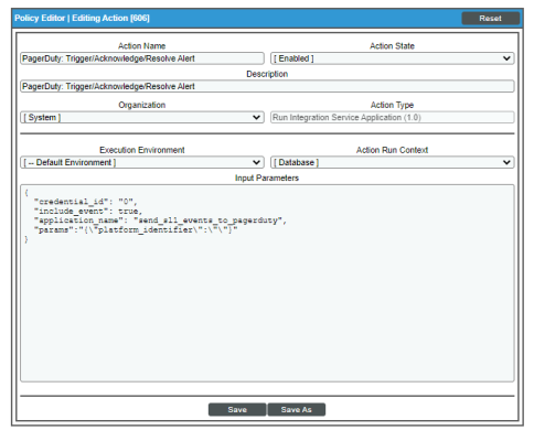 An image of the Policy Editor page.