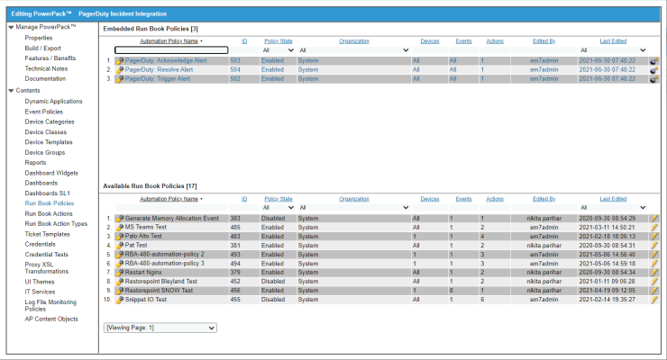 An image of the Editing PowerPack page.