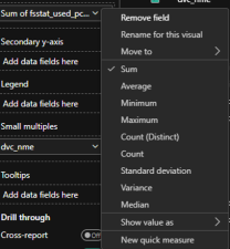Image of the customize dialog.
