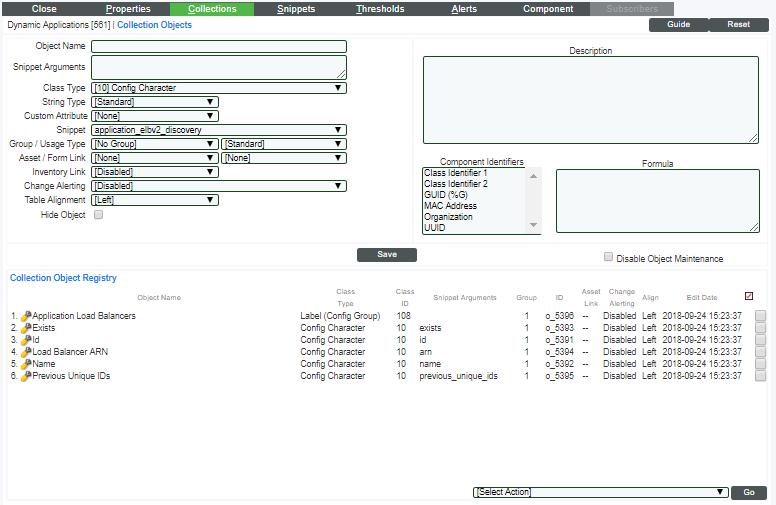 Example: Using Snippets to Collect Database Data
