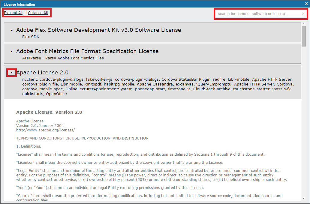 Server License Specification