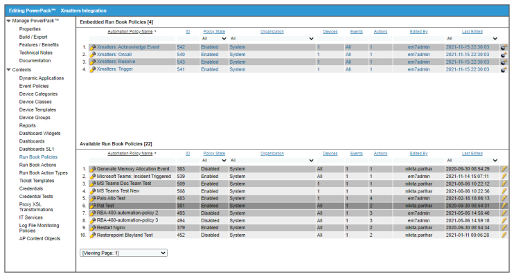 An image of the Editing PowerPack page.
