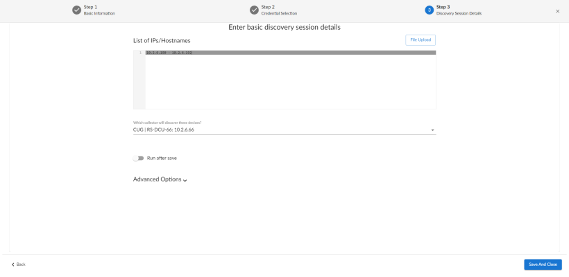 Image of the Add Devices wizard, page 2