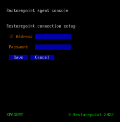 Image of the Restorepoint Agent Console