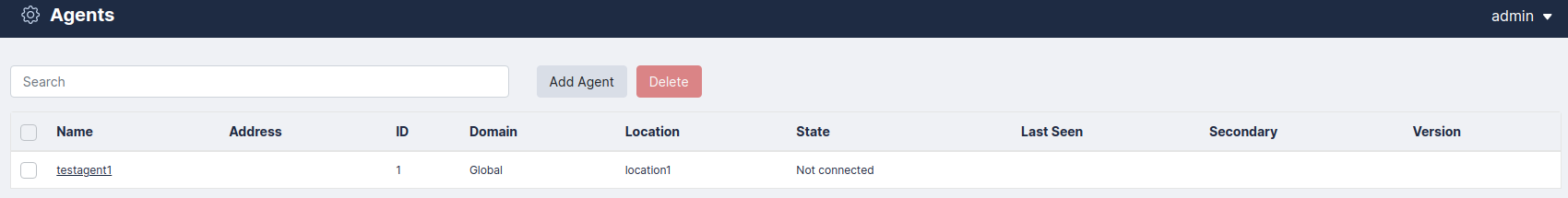 Image of the Restorepoint Agents page