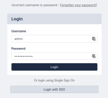 Image of the Restorepoint Login page