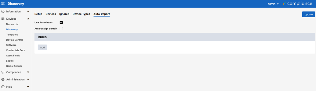 Auto-import for discovery
