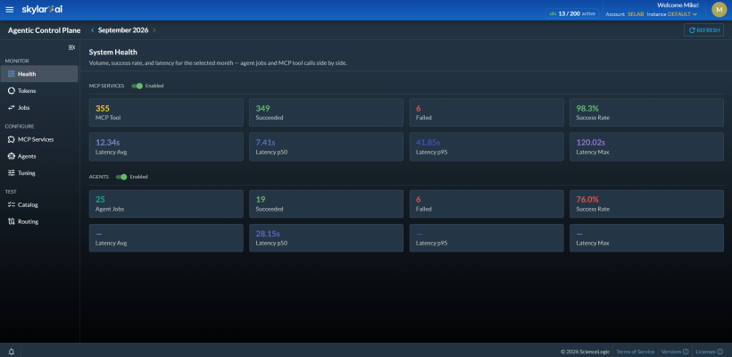 Image of the Agentic Control Plane page.