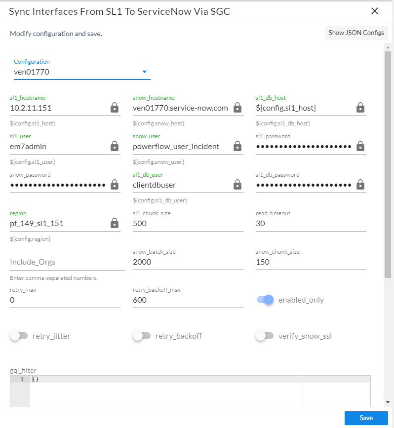 Configuring Applications for the Service Graph Connector SyncPack
