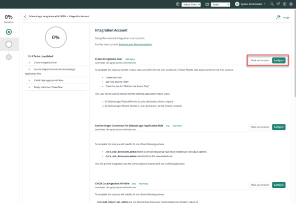 Configuring Applications for the Service Graph Connector SyncPack