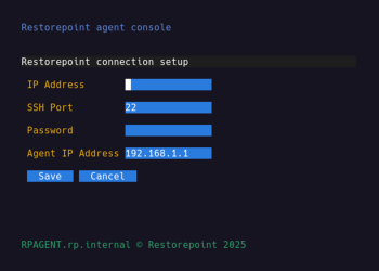 Image of the Restorepoint Agent Console