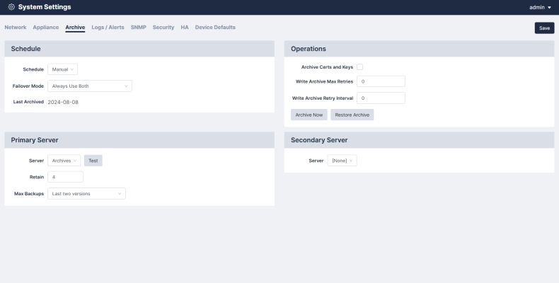 Image of the Skylar Compliance Archive page