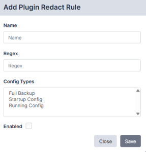 Add plugin Redact Rule.
