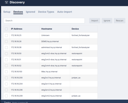 Image of the Skylar Compliance Discovery page