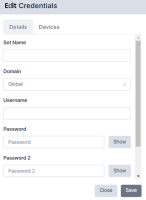 Image of the Skylar Compliance Edit Credentials page