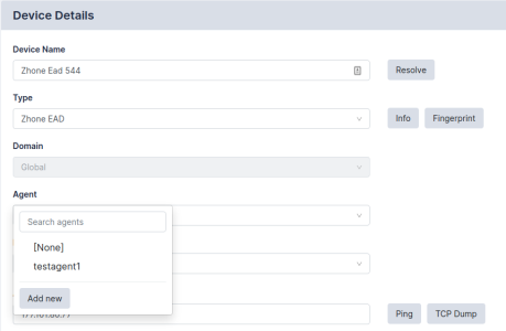 Image of the Skylar Compliance Device Details page